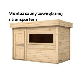 Montaż sauny ogrodowej z transportem
