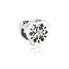 Charms Śnieżne serce 796359CZ
