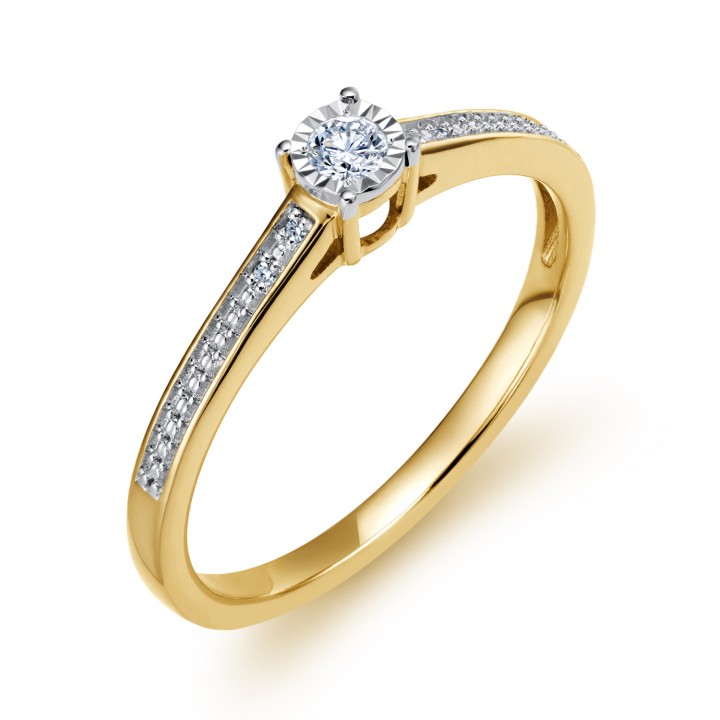DIAMENTY Pierścionek CR8110Y