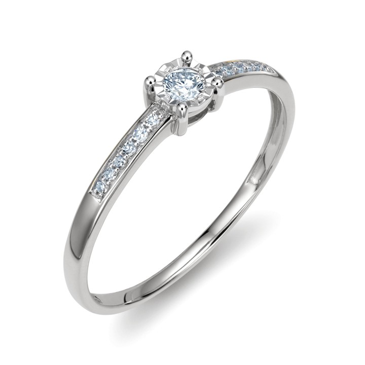 DIAMENTY Pierścionek JR10448Y