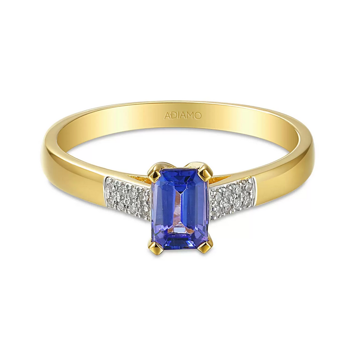 DIAMENTY Pierścionek R84147 Y T