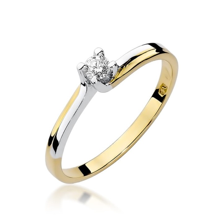 DIAMENTY Pierścionek W-93
