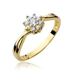 DIAMENTY Pierścionek W-72