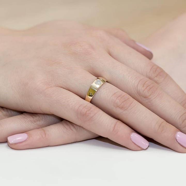 DIAMENTY Pierścionek W-64