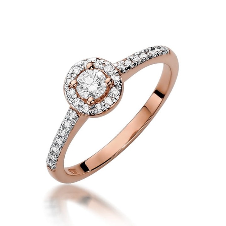 DIAMENTY Pierścionek W-477
