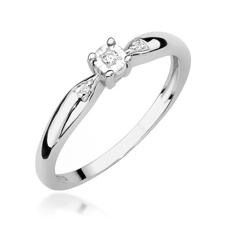 DIAMENTY Pierścionek W-469