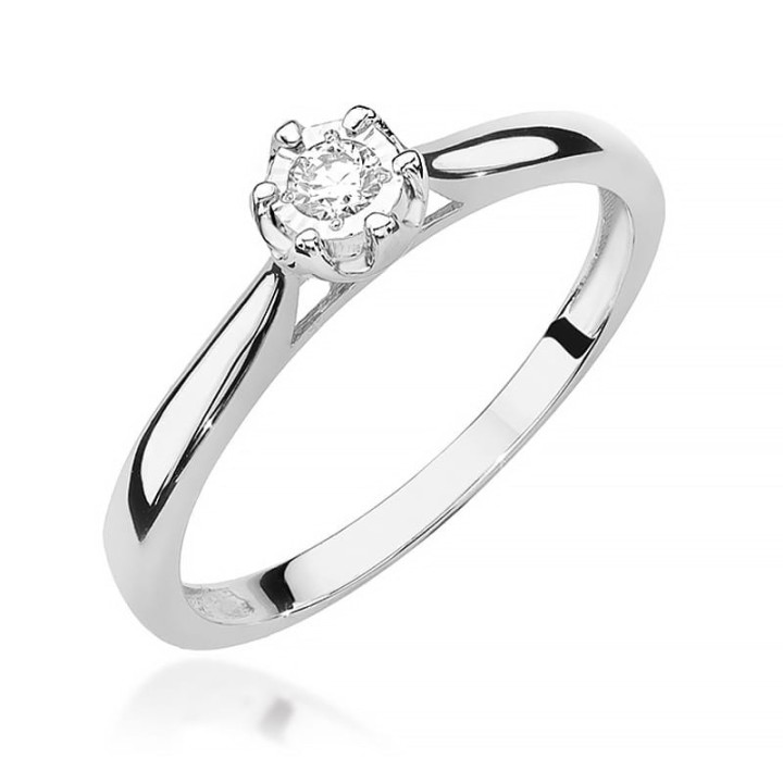 DIAMENTY Pierścionek W-468