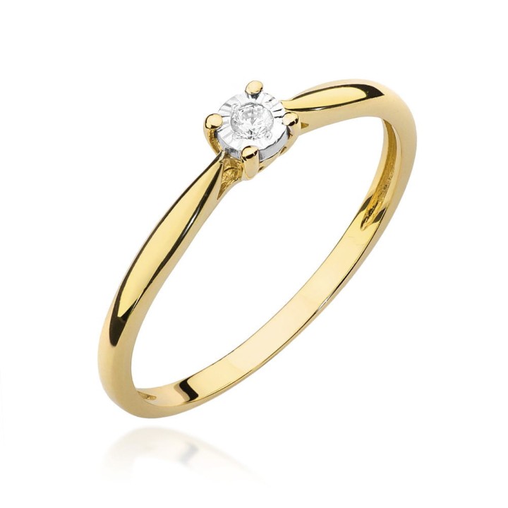 DIAMENTY Pierścionek W-461