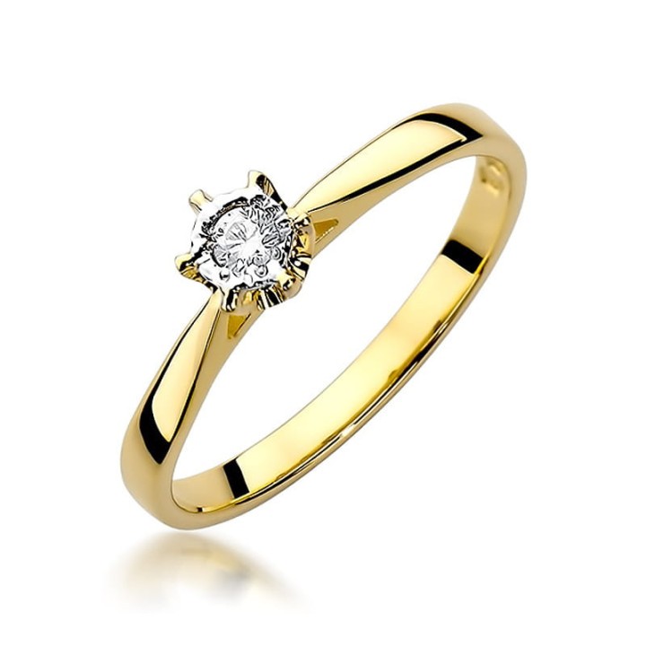 DIAMENTY Pierścionek W-426