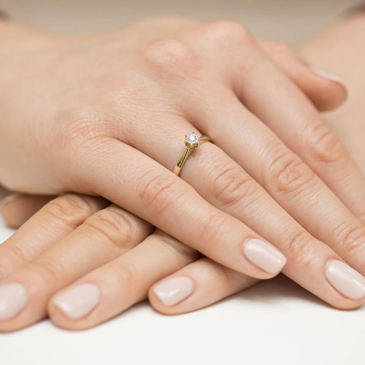 DIAMENTY Pierścionek W-426