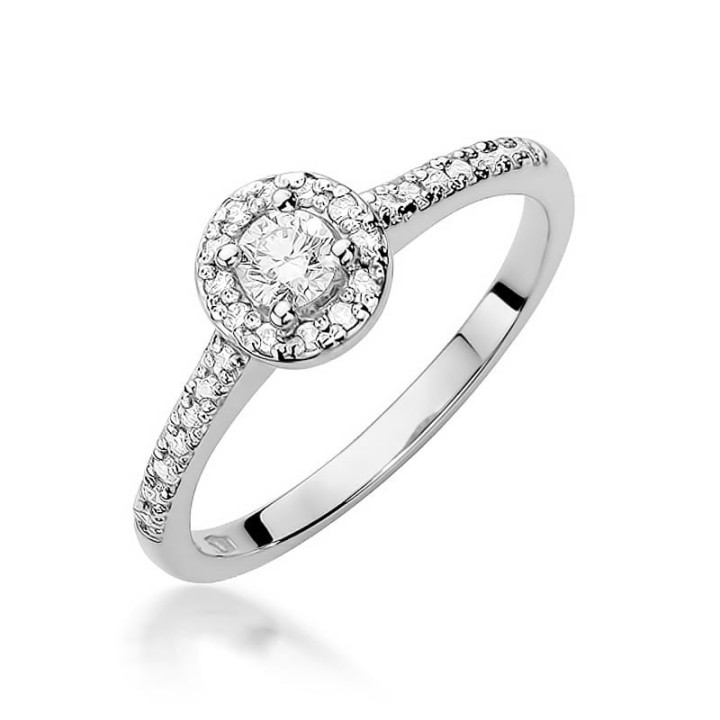 DIAMENTY Pierścionek W-406