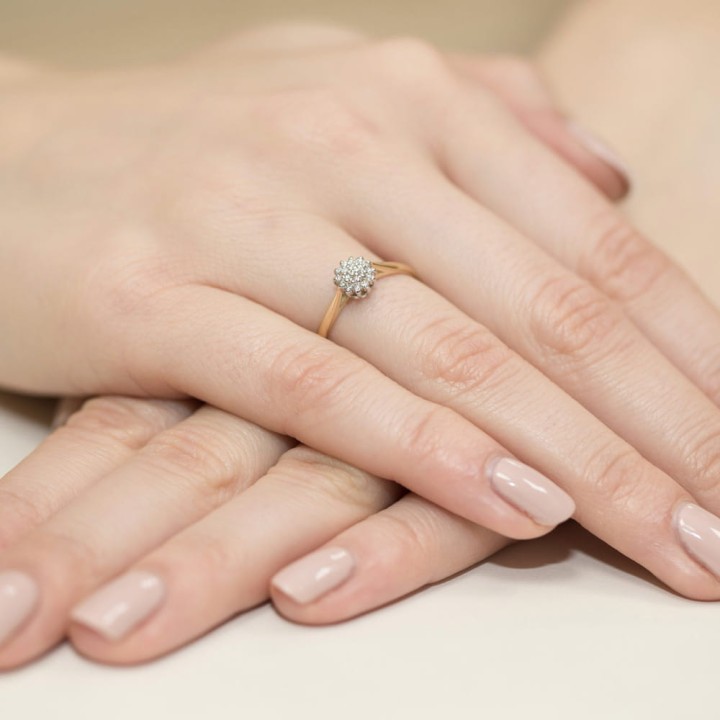 DIAMENTY Pierścionek W-401