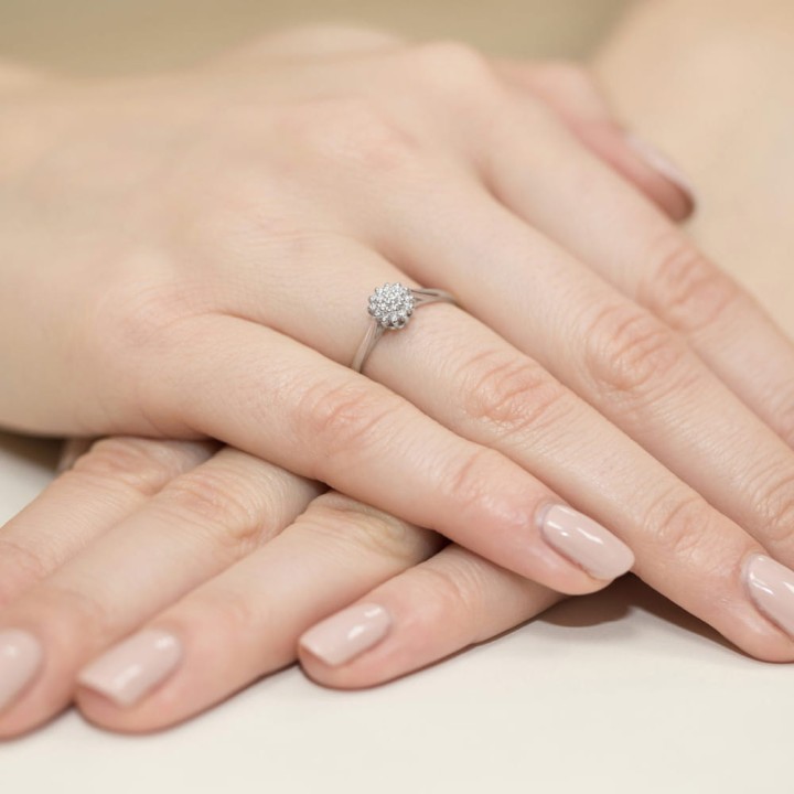 DIAMENTY Pierścionek W-401