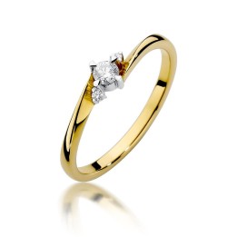 DIAMENTY Pierścionek W-346