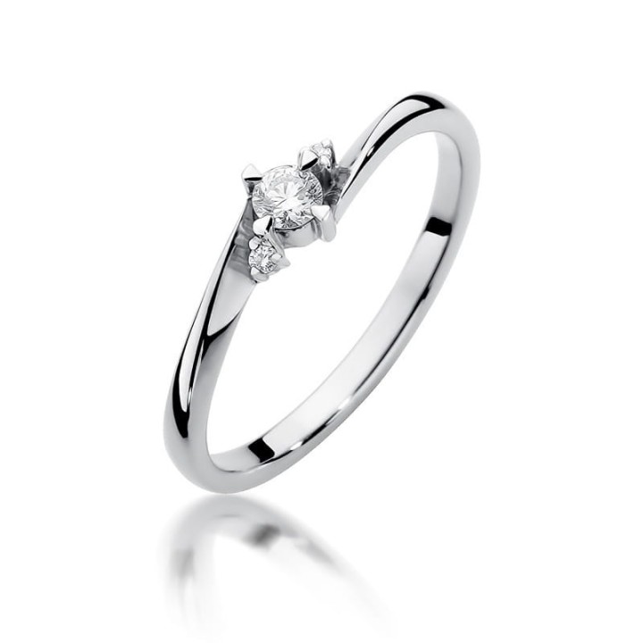 DIAMENTY Pierścionek W-346