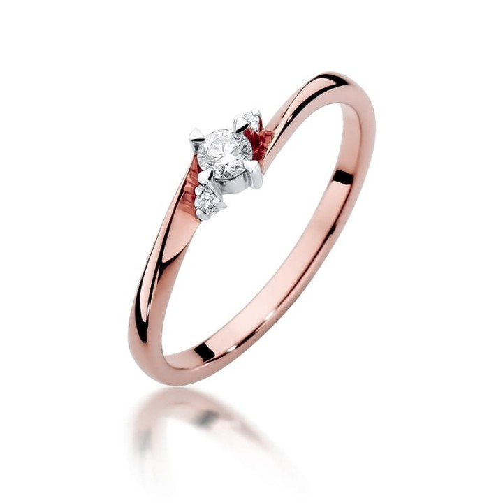 DIAMENTY Pierścionek W-346