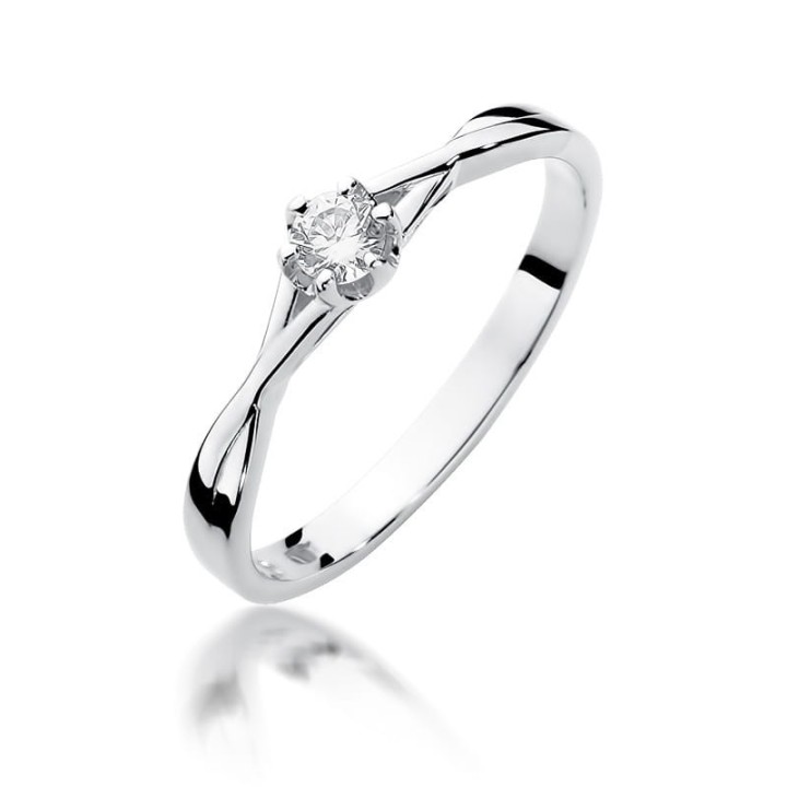 DIAMENTY Pierścionek W-340