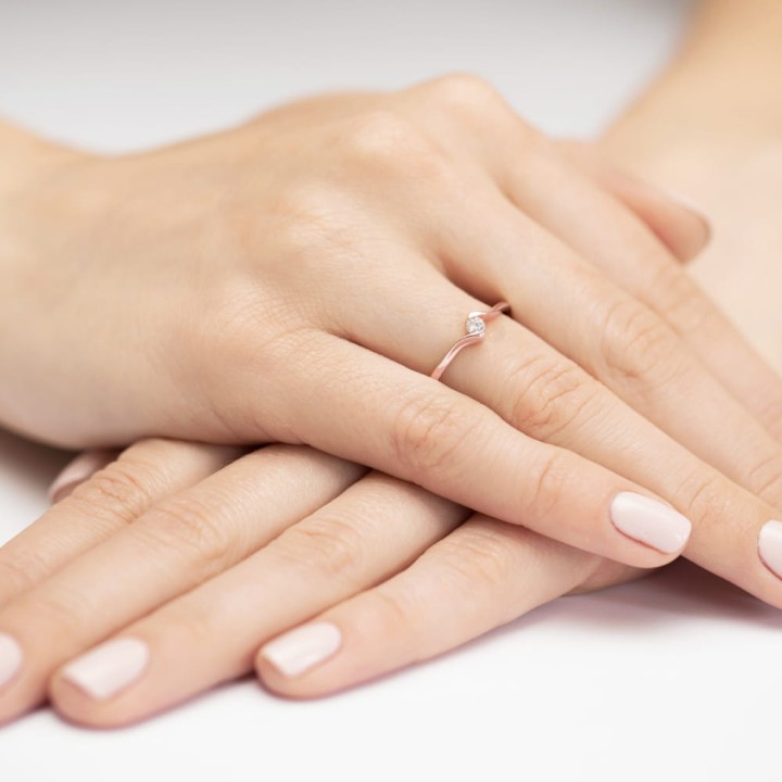 DIAMENTY Pierścionek W-332