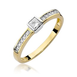 DIAMENTY Pierścionek W-327