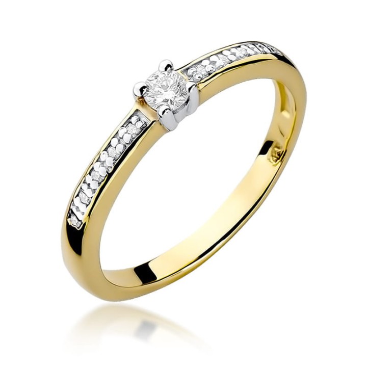 DIAMENTY Pierścionek W-288