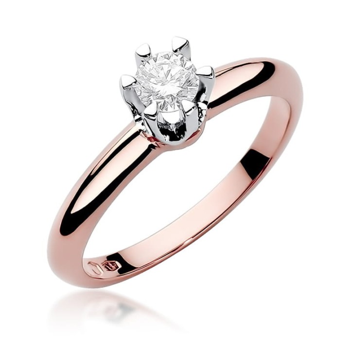 DIAMENTY Pierscionek W-267