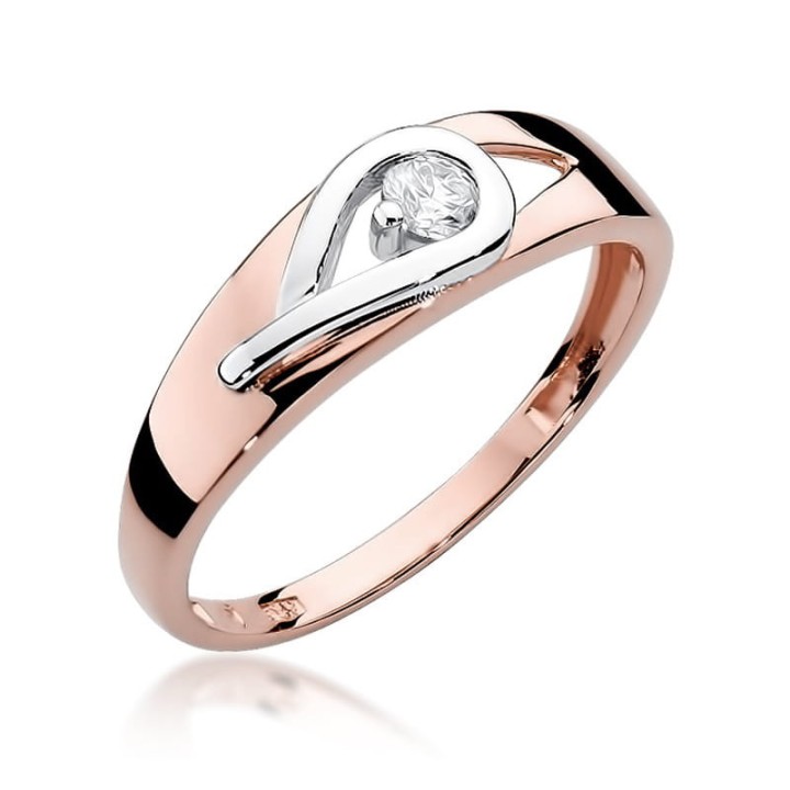 DIAMENTY Pierścionek W-253