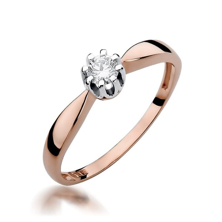 DIAMENTY Pierścionek W-228
