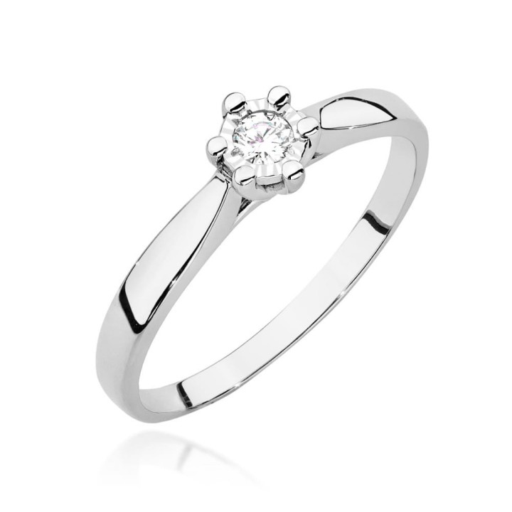 DIAMENTY Pierścionek W-222