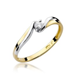 DIAMENTY Pierścionek W-211
