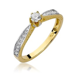 DIAMENTY Pierścionek W-202