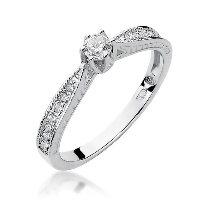 DIAMENTY Pierścionek W-202