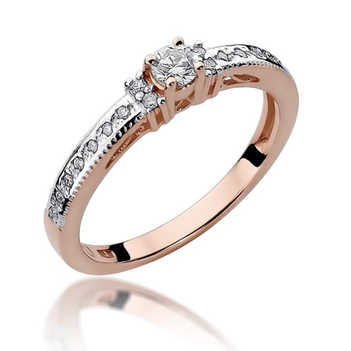 DIAMENTY Pierścionek W-201