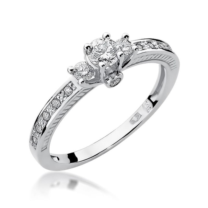 DIAMENTY Pierścionek W-199
