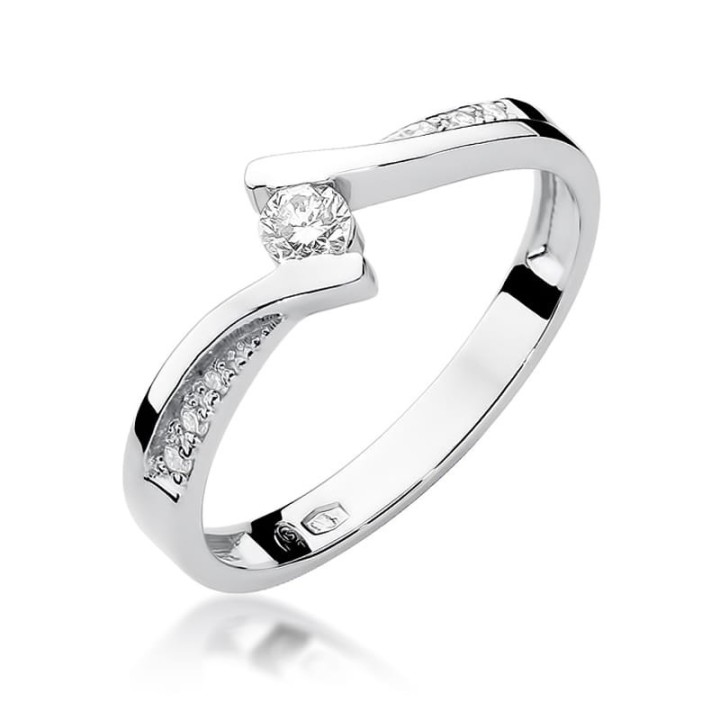 DIAMENTY Pierścionek W-177