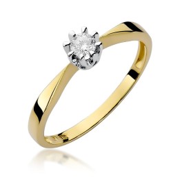 DIAMENTY Pierścionek W-173