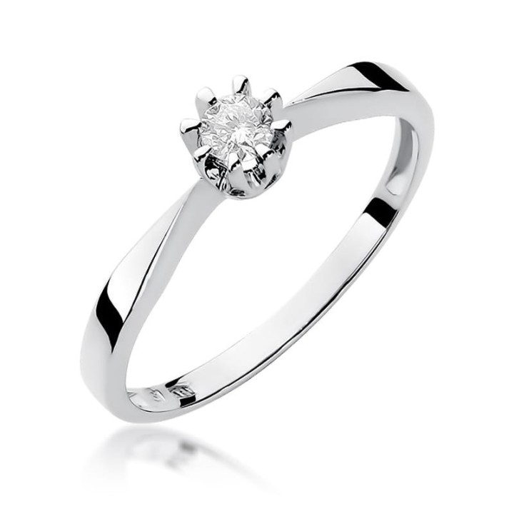 DIAMENTY Pierścionek W-173