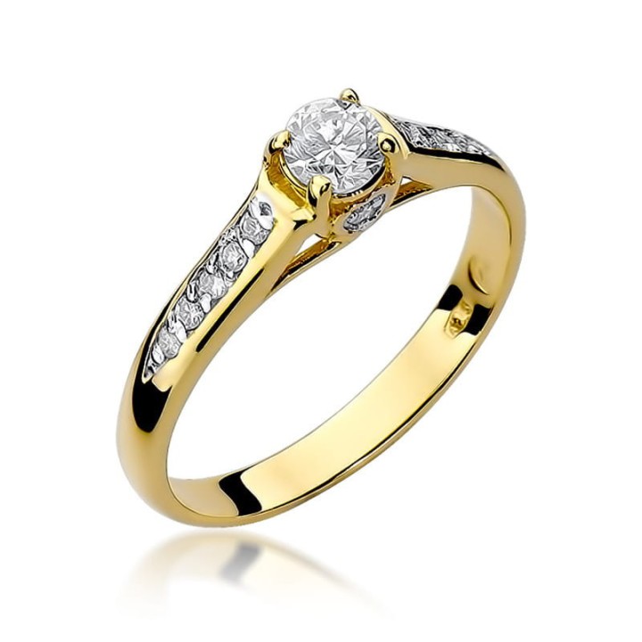 DIAMENTY Pierścionek W-16