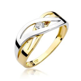 DIAMENTY Pierścionek W-156