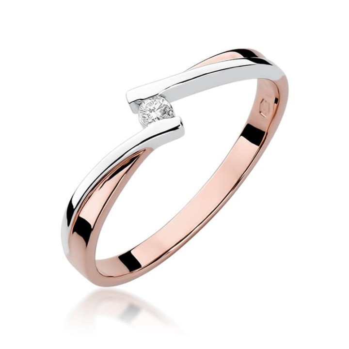 DIAMENTY Pierścionek W-137