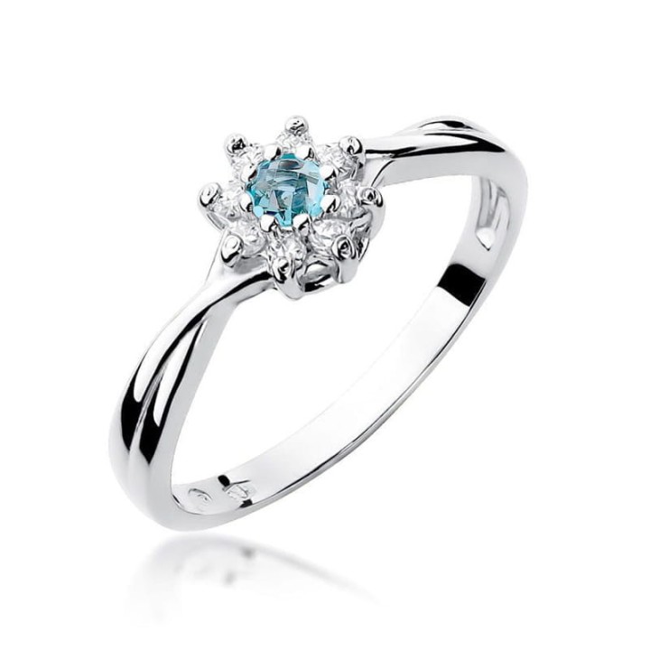 DIAMENTY Pierścionek W-72