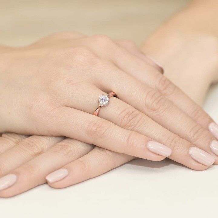 DIAMENTY Pierścionek W-72