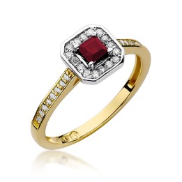 DIAMENTY Pierścionek W-315