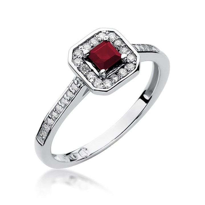 DIAMENTY Pierścionek W-315