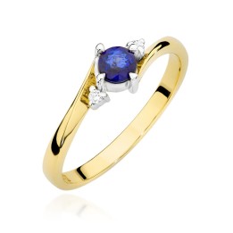 DIAMENTY Pierścionek W-346