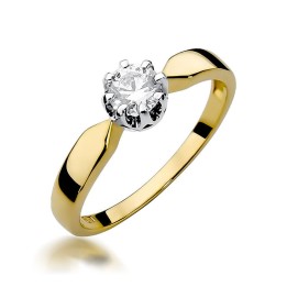 DIAMENTY Pierścionek W-228