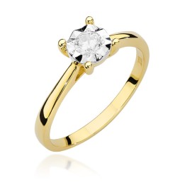 DIAMENTY Pierścionek W-447