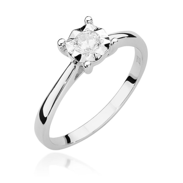DIAMENTY Pierścionek W-447