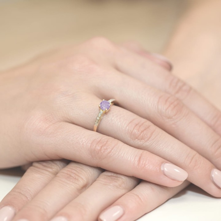 DIAMENTY Pierścionek W-66