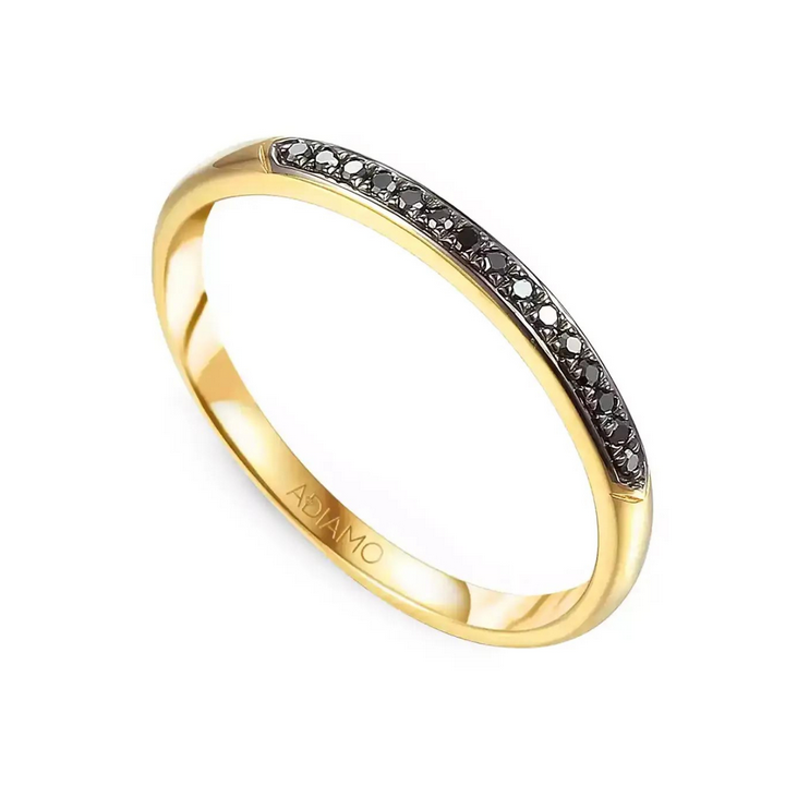 DIAMENTY Pierścionek R71735 Y BD