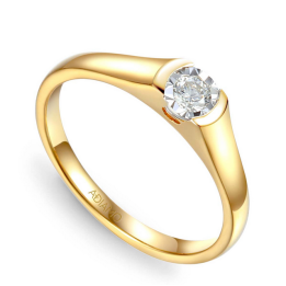 DIAMENTY Pierścionek R73496 Y